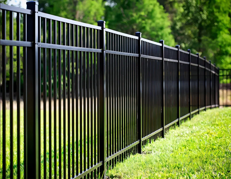 Aluminum fence installation Charlotte NC